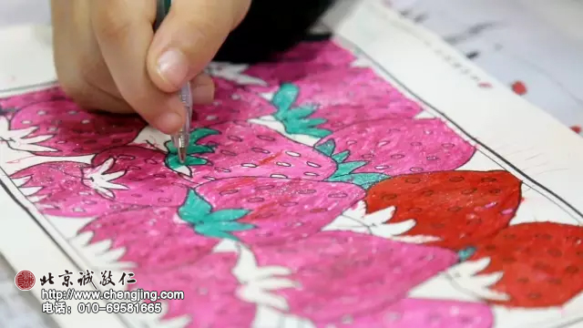 苗苗準(zhǔn)備送給媽媽的禮物《蜻蜓荷花》         