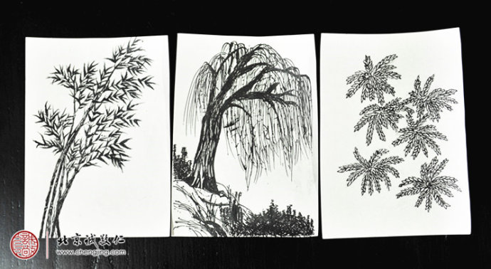 學(xué)員硬筆國畫習(xí)作展示