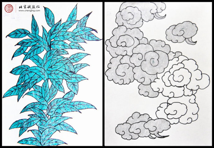 盧玉琪，17歲，硬筆國畫習作