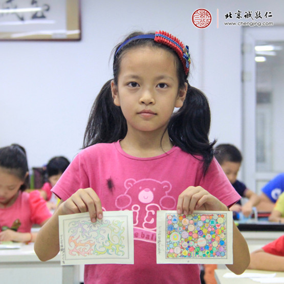 少兒班硬筆曲線習作展示