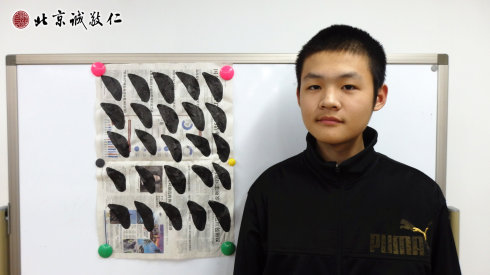 河北秦皇島的學(xué)員展示第一天習(xí)作