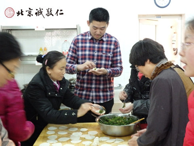 來自天津的祖孫三代福壽滿堂