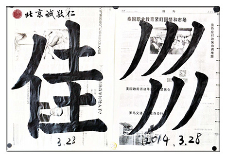 習書第26天作業(yè)，「佳」、「長撇」